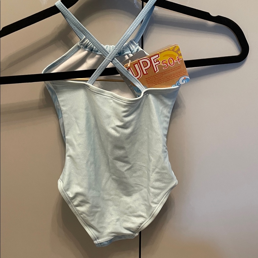 Disney Frozen Aqua Swimsuit - Picture 2 of 3